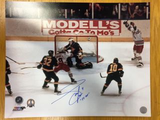 Adam Graves Signed / Autographed 1994 Rangers Game 7 Goal 16x20 Photo With