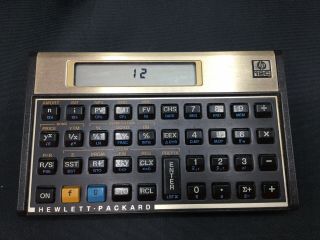 Vintage HP 12C Financial Calculator Batteries 2