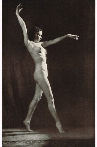 Vintage Alfred Cheney Johnston Female Nude Dancer Art Deco Photo Print