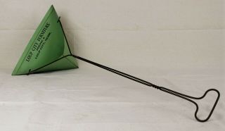 Vintage Collectible Advertising Metal Long Handled Dust Pan Loup City Furniture