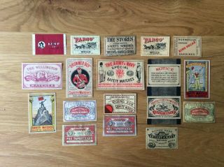 Vintage Matchbox Labels - Various Labels