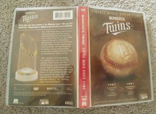 Minnesota Twins Vintage World Series Films - 1987 And 1991 - 2006 Dvd Very Good