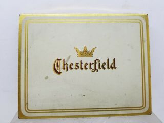 Vintage Chesterfield Cigarette Tobacco Tin Case Factory No 171 California