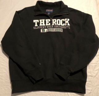 Vintage Jansport Slippery Rock University Large Sweatshirt Jacket The Pride Euc