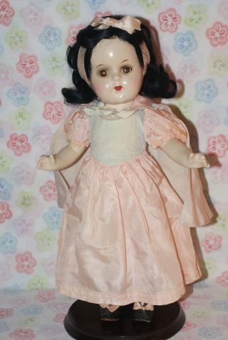 Gorgeous Vintage 13 " Madame Alexander Tagged Snow White All Compo Doll