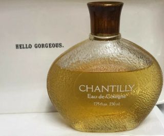 Houbigant Chantilly Eau De Cologne 7.  75 Oz Perfume Vintage Scent 90 Full 2