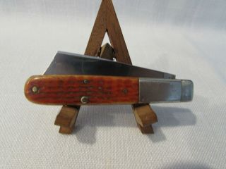 Vintage F.  Herder & Son 2 Blade Rope Knife Folding Pocket Knife Germany