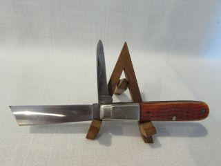 Vintage F.  Herder & Son 2 Blade Rope Knife Folding Pocket Knife Germany 3