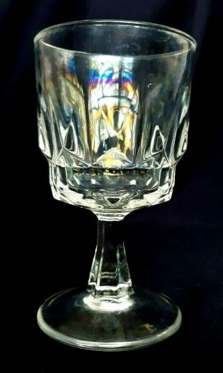 Arcoroc Of France Glasses Arctic Wine Glasses 6oz Stems Chrystal Set Of 8 Vtg
