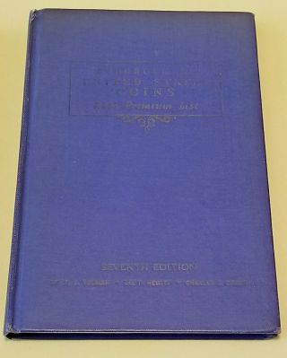 Handbook Of United States Coins - 1949 7th Edition - Hardback - Vintage