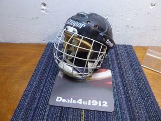 Vtg Vintage Black Cooper Sk 2000 S Hockey Helmet With Cage Fm300 Needs Cleaning
