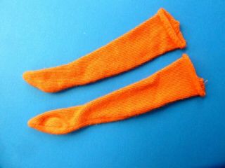 Vintage Francie Orange Cozy Stockings 1263 (1966)