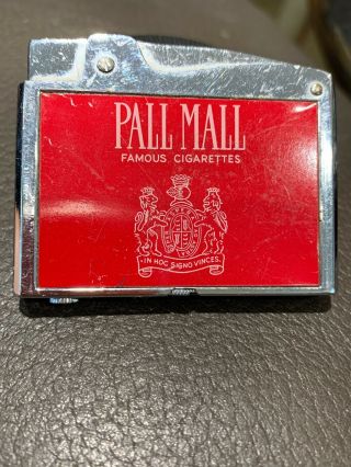 Vintage Continental Pall Mall Flat Advertising Lighter