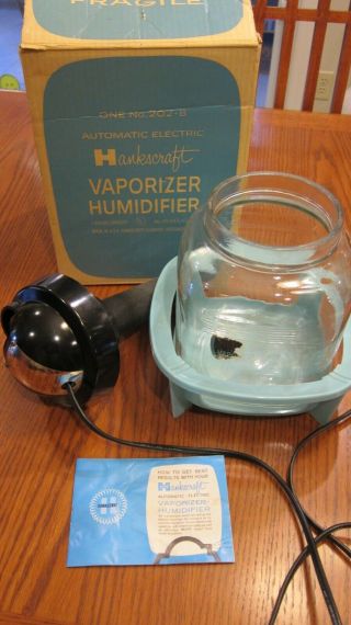 Very Rare Vintage Hankscraft Humidifier Model 202b Circa 1960 