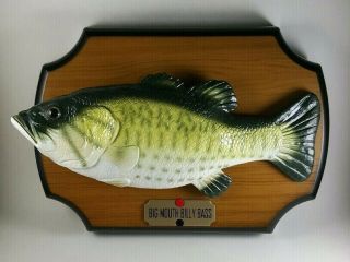 Vintage Gemmy Big Mouth Billy Bass 1999 Sings And Moves But Mouth Broke