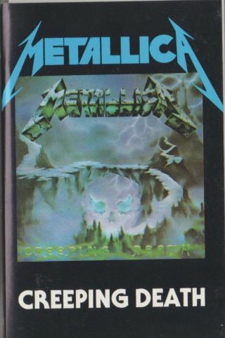 Metallica Creeping Death 1984 Vintage Import Cassette Tape Thrash Metal