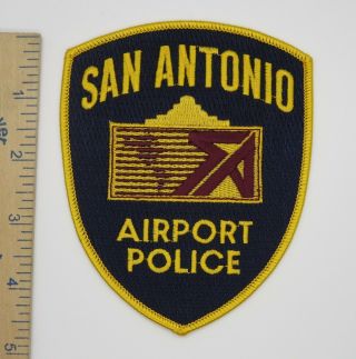 San Antonio Texas Airport Police Patch Vintage