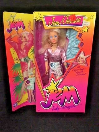 Hasbro 1985 Jem & The Holograms " Jem/jessica " Doll Misb