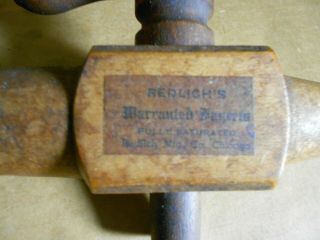 Vintage Redlich ' s Wood Faucets Beer Whiskey Wooden Barrel Tap Spigot Keg Spout 2
