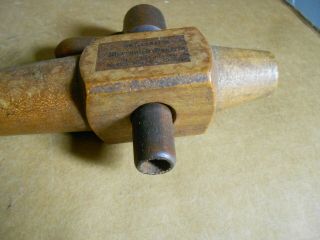 Vintage Redlich ' s Wood Faucets Beer Whiskey Wooden Barrel Tap Spigot Keg Spout 3
