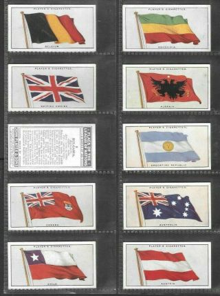 Player 1928 (flags) Full 50 Card Set  Flags Of The League Of Nations