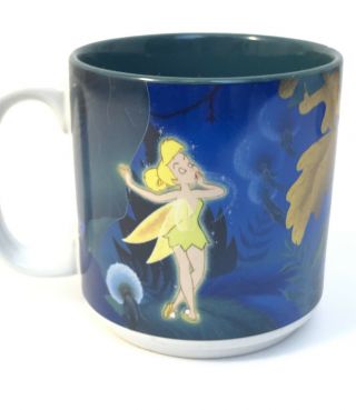 Vtg Walt Disney Store Exclusive Peter Pan Coffee Mug/cup Classic Tinkerbell