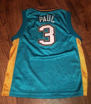 Adidas Nba Orleans Hornets Chris Paul 3 Basketball Jersey Youth Medium
