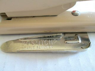 Vintage BOSTITCH Stapler w/Staple Remover,  Model B250,  w/Partial Box B8 Staples 3