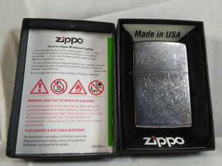 Zippo Lighter 207 Regular Street Chrome Pre - Owned With Package 2