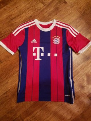 Fc Bayern Munchen Football Soccer Jersey By Adidas Ym,  Youth Medium