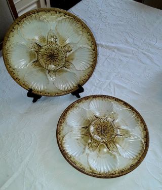 Vintage X2 Oyster,  Sea - Food Plate French Chantilly
