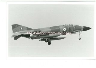 Raf Mcdonnell F - 4 Phantom Xv441 Vintage Photograph