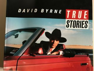 Vintage 1986 David Byrne True Stories Book Near Talking Heads