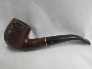 Vintage Medico Medalist Imported Briar Tobacco Pipe Smoked Carved Engraved