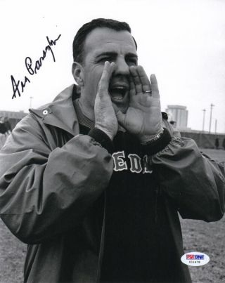 Ara Parseghian Signed Autographed 8x10 Photo Notre Dame Football Psa/dna