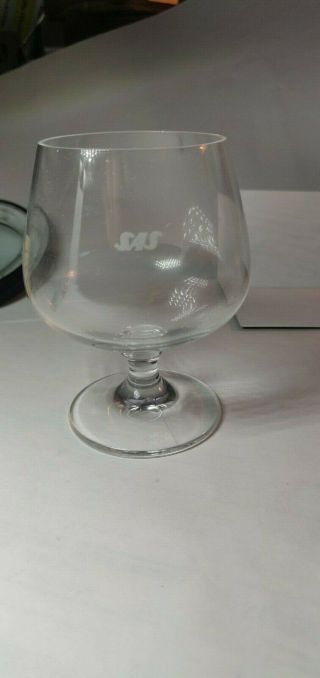 Airline Glasses Sas Wine Glass And Brandy Goblet