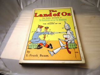 Vintage The Land Of Oz Book L Frank Baum,  John Neill,  Reilly & Lee