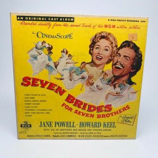 Seven Brides For Seven Brothers Movie Soundtrack On 2 45 Rpm Records Vintage