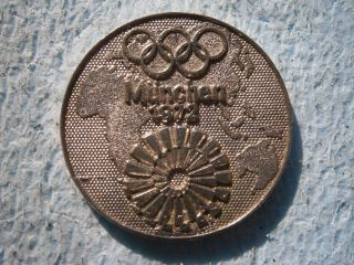 Munich Munchen 1972 Olympic Games Germany Coin Medal Olympiad Olympiade Munze