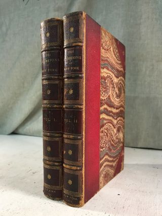 The Clarksons Of York Antique Leather Bound Book Genealogy American History
