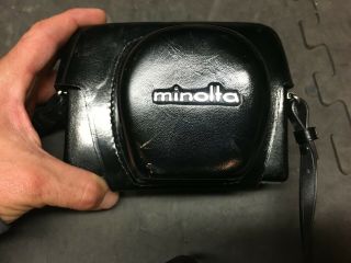 Vintage Minolta Hi - Matic - 9 Easy Flash Film Camera.  Rokkor - Pf 45mm
