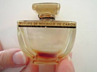 Vintage Fleurs de Rocaille Empty Perfume Bottle by De Caron 3