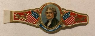 Foil - Stamped President Cigar Bands (circa 1909) – Thomas Jefferson