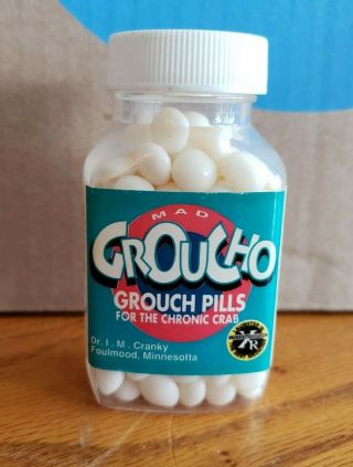 Vintage Groucho Grouch Pills Novelty Gag Joke
