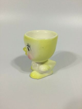 Vintage Yellow Chick Egg Cup Chicken Bird Giftcraft Japan 2