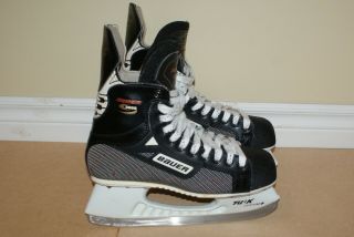 Vintage Bauer Supreme 3000 TUUK Custom Blades ice hockey Skates Senior Size 9 3