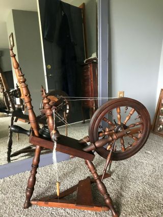 Antique Austrian Wheel,  Very Ornate,  Spins Well