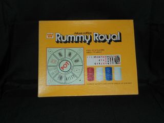 Vintage Rummy Royal Deluxe Edition Game Whitman 1975 Complete