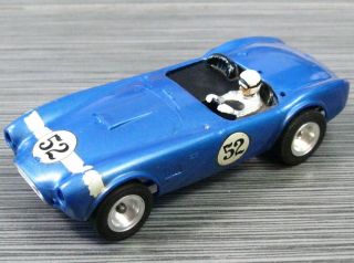 Slot Car Revell Carol Shelby Ac Ford Cobra,  Chassis Vintage 1/32 Scale