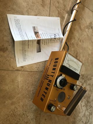 Bounty Hunter Iii Bfo Metal Detector Vintage 70’s Collector